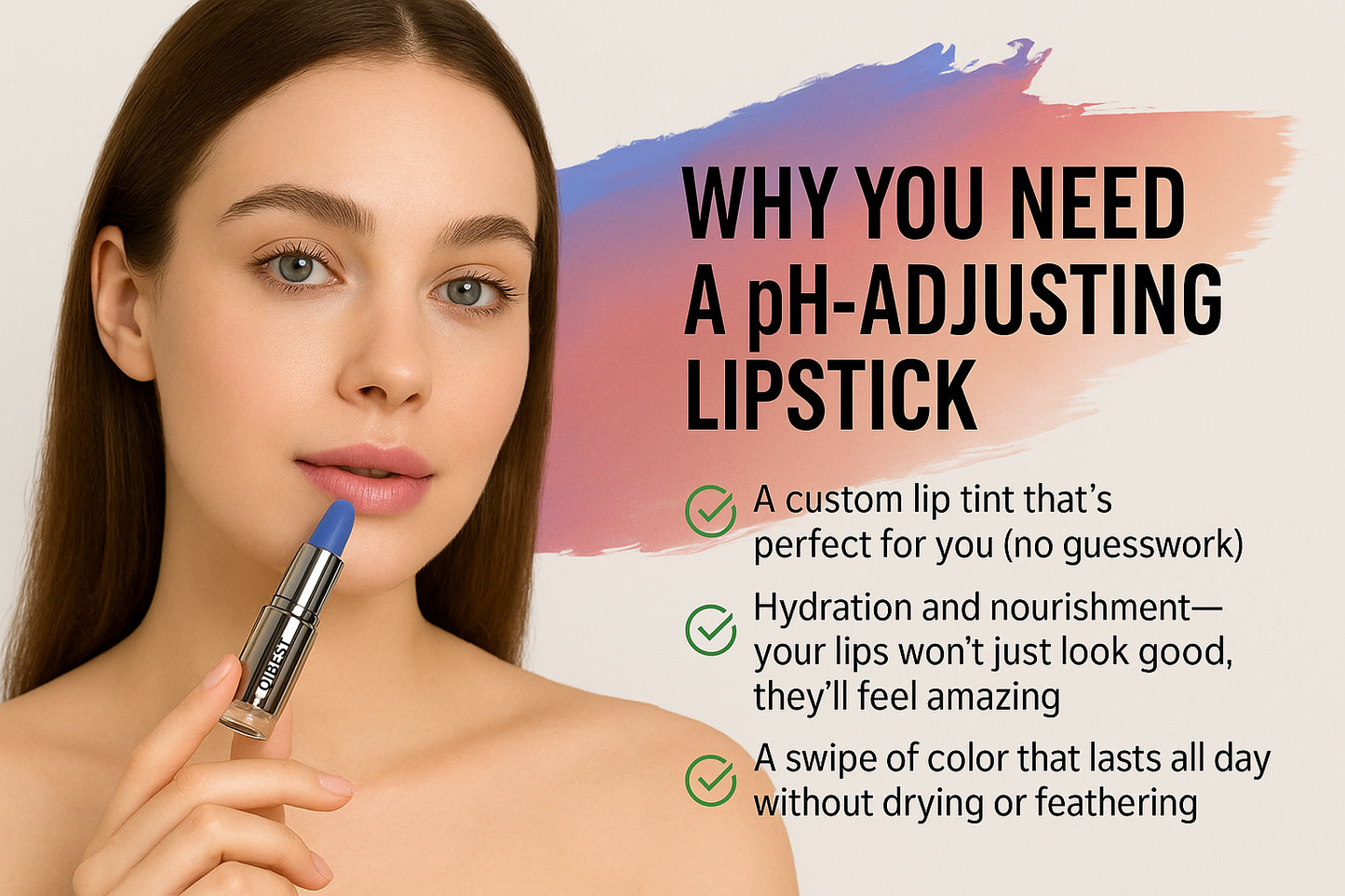 💄 QIBEST PH ADJUSTING LIPSTICK