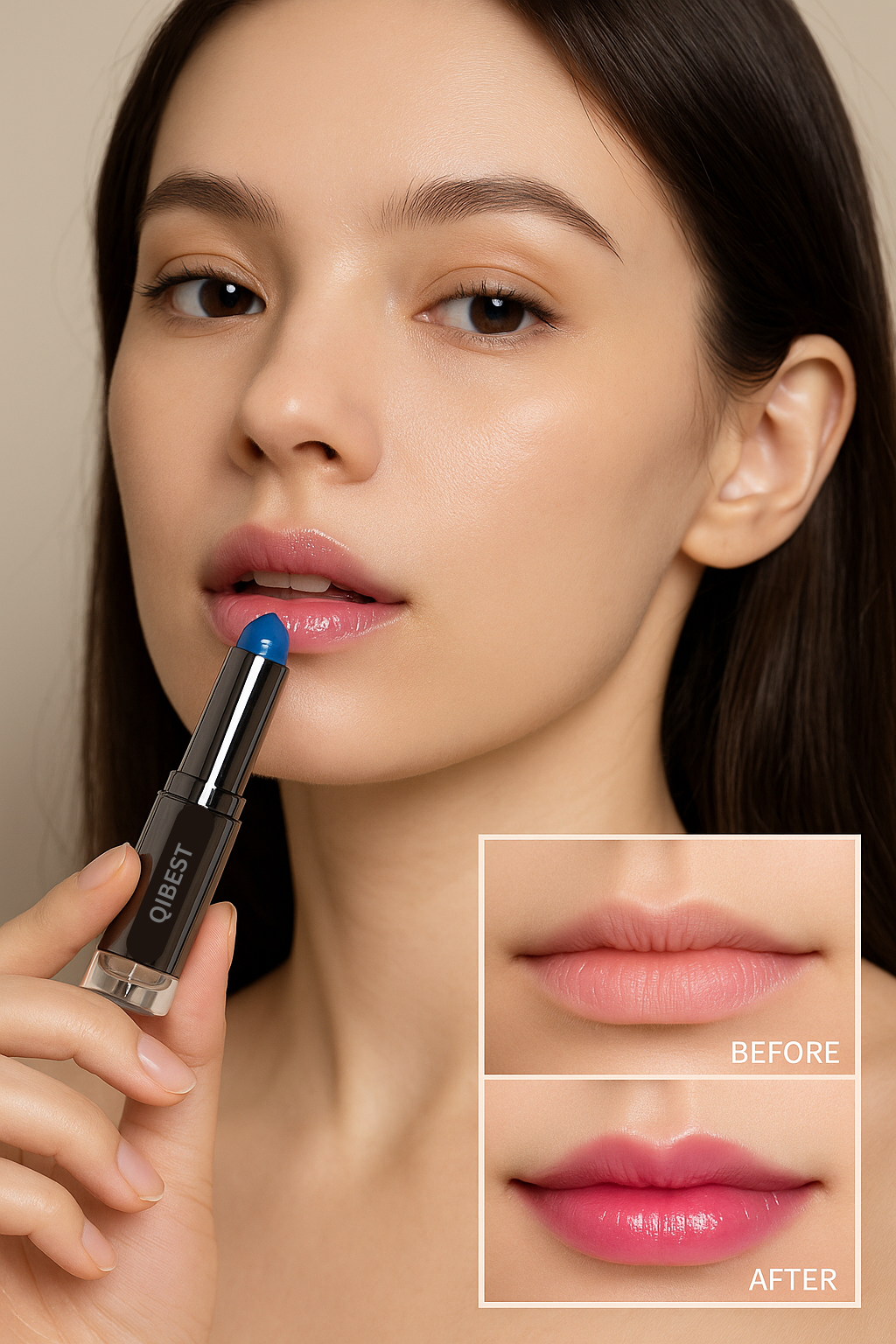 💄 QIBEST PH ADJUSTING LIPSTICK